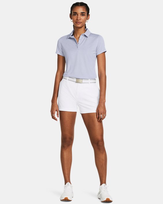 Women's UA Drive 3.5" Shorts, White, pdpMainDesktop image number 2